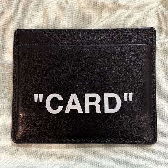 Off-White Quote Card Holder - Picture 2 of 10